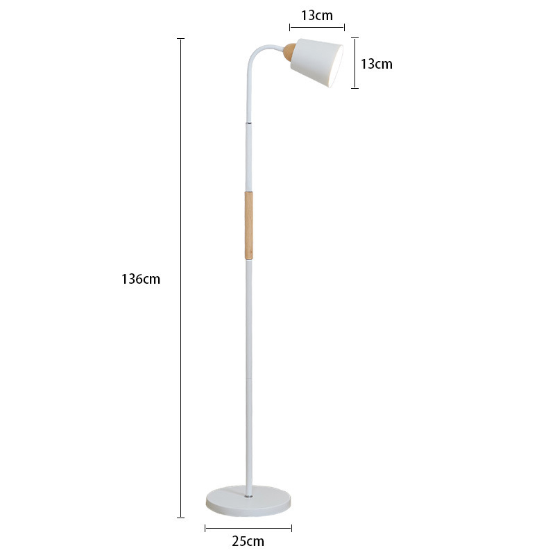 LED-dimbar fjärrkontroll Läsgolvlampa