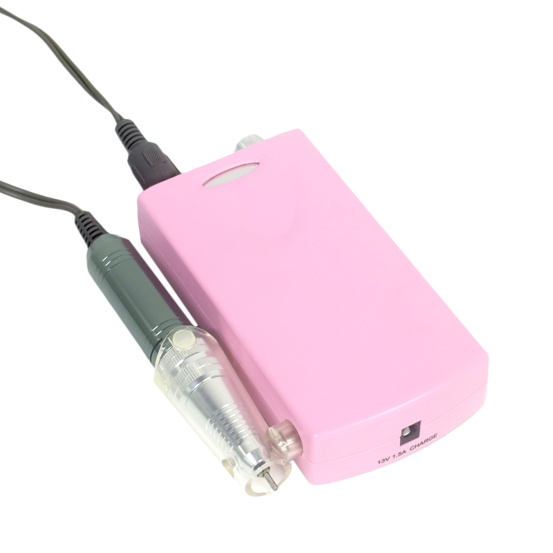 Rosa premium elektrisk nagelfil