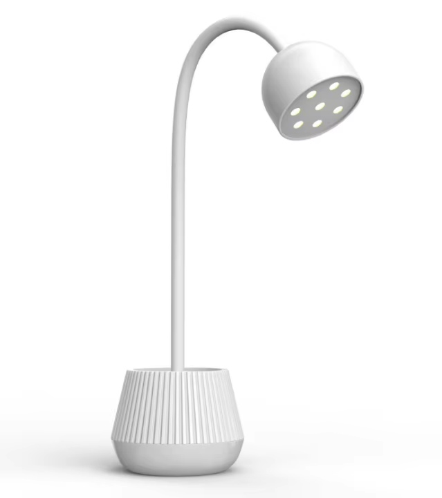 Liten bordslampa-formad hopfällbar lampa