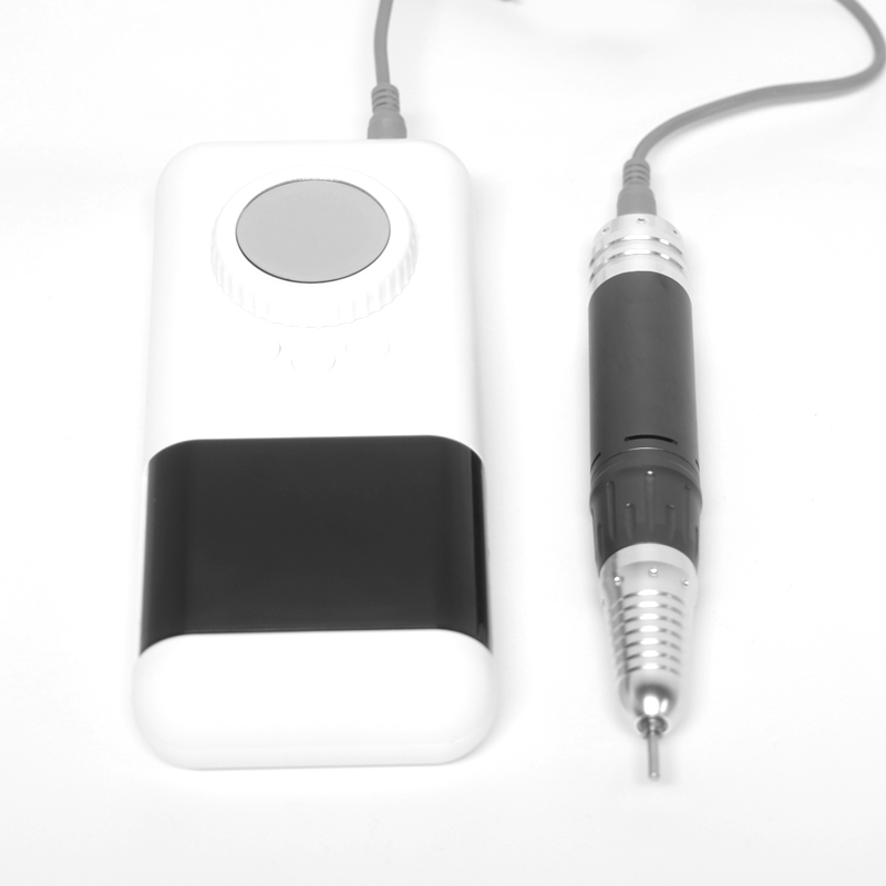 Vit bärbar elektrisk spikborr